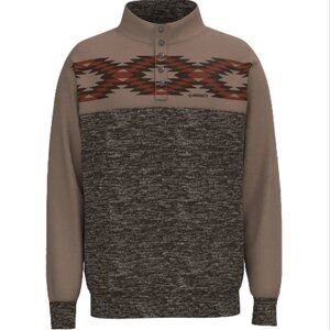 Hooey Men's Brown Tan Hoodie